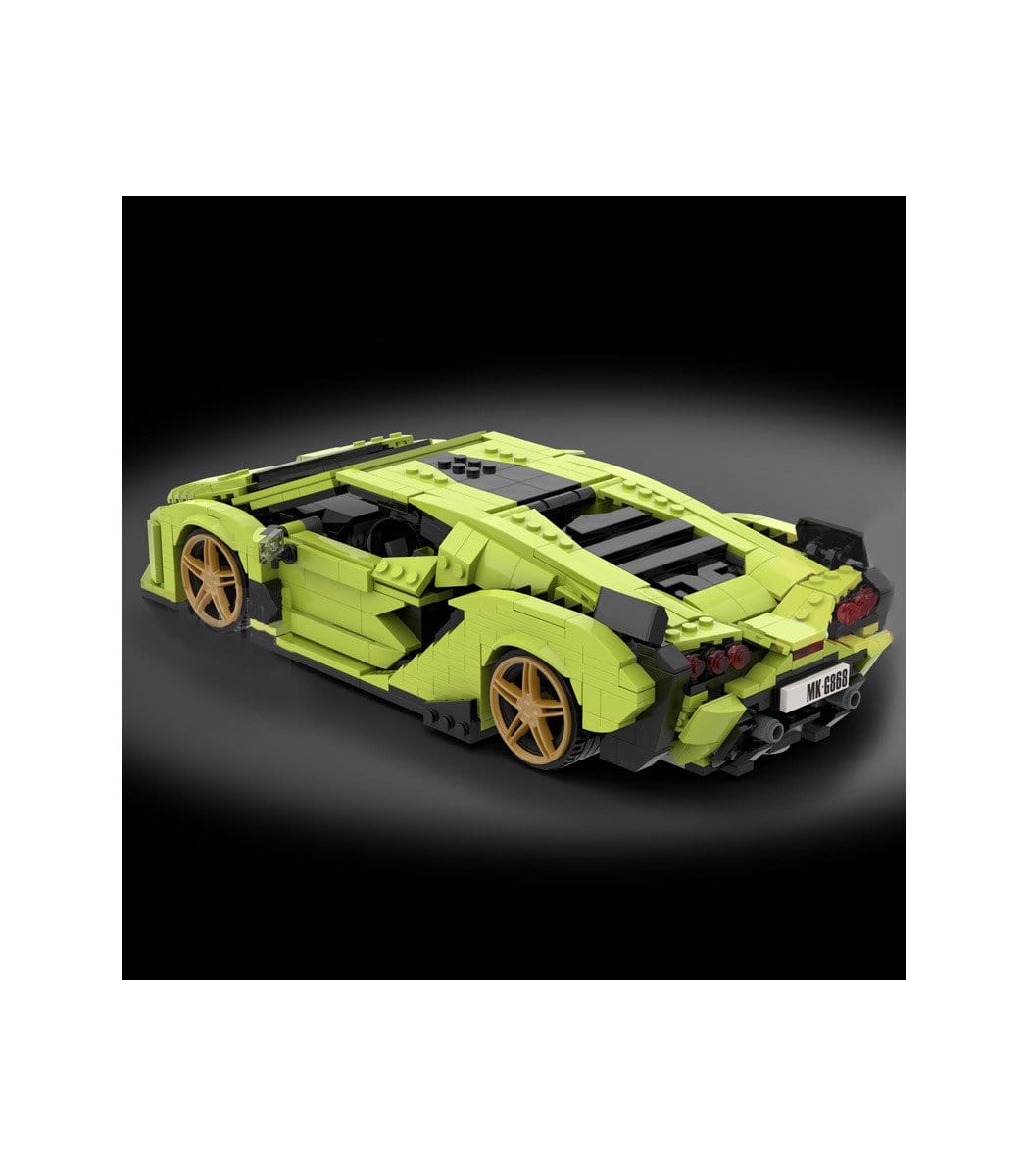 WSC Lego Mould King 10011 Lamborghini Sian Sports Car Building Blocks Toy Set